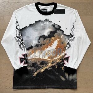 Godspeed White & Black Long-Sleeve Graphic Tee